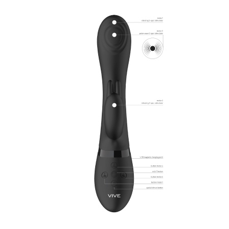 Wibrator Króliczek Cato - Pulse G-Spot Rabbit - Czarny - 9