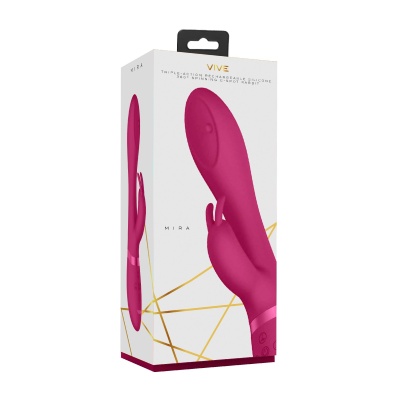 Wibrator Króliczek Mira - Spinning G-Spot Rabbit - Różowy - 1