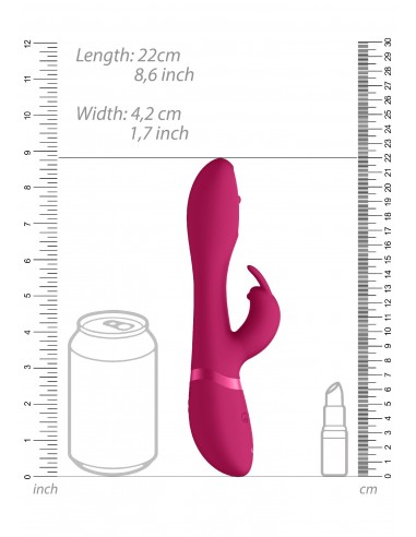Mira - Spinning G-Spot Rabbit - Pink - Wibratory Króliczki - 8