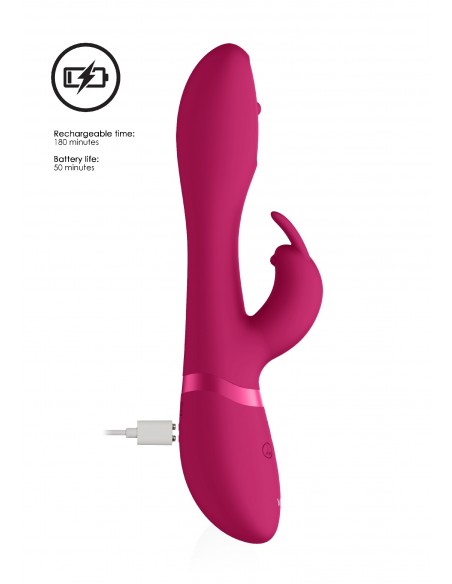 Mira - Spinning G-Spot Rabbit - Pink - Wibratory Króliczki - 9