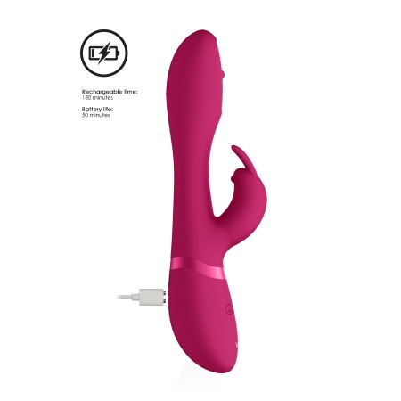 Wibrator Króliczek Mira - Spinning G-Spot Rabbit - Różowy - 9