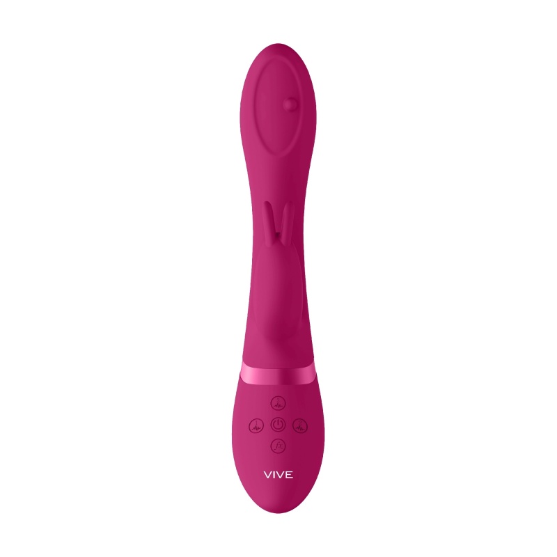 Mira Spinning G-spot Rabbit - wirujący wibrator królik z 3 silnikami, Ø 3,5 cm, długość wprowadzalna 11,5 cm - 10