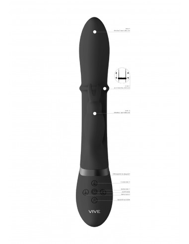 Halo - Black - Wibratory Króliczki - 6