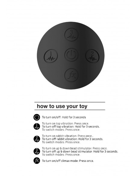 Halo - Black - Wibratory Króliczki - 12