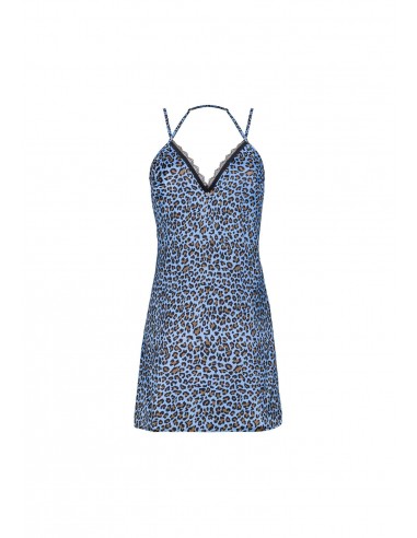 Nadines koszulka i stringi niebieska  S/M - Koszule nocne - 5