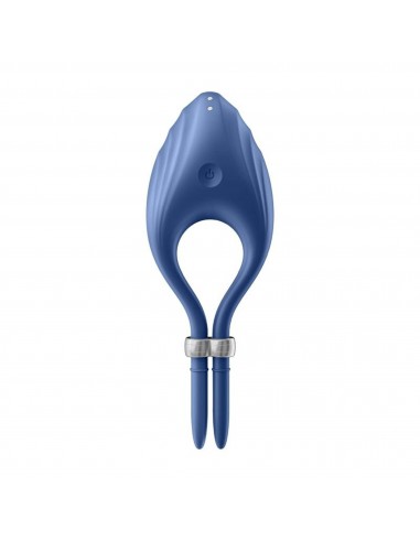 Wibrujący Pierścień Na Penisa Duelist Ring Vibrator (Blue) - Pierścienie erekcyjne wibrujące - 4