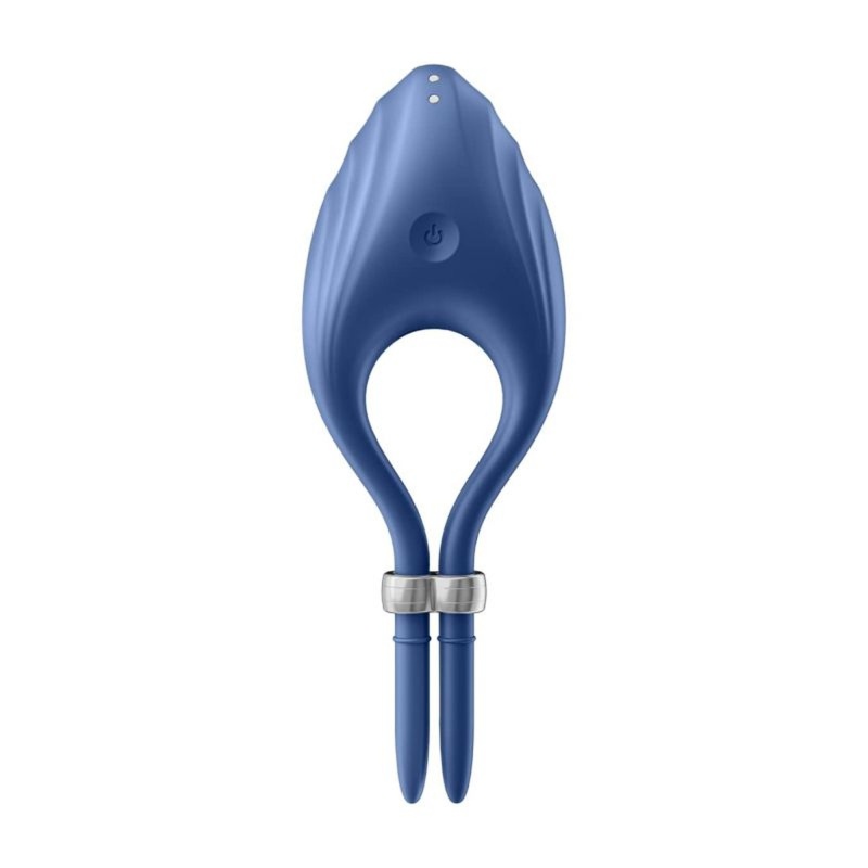 Wibrujący Pierścień Na Penisa Duelist Ring Vibrator (Blue) - 4