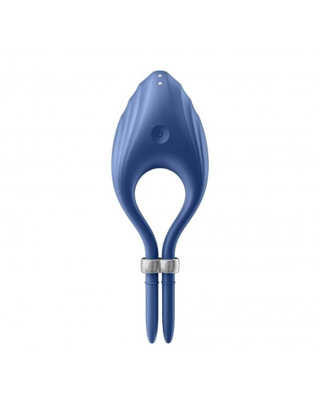 Wibrujący Pierścień Na Penisa Duelist Ring Vibrator (Blue) - Pierścienie erekcyjne wibrujące - 4