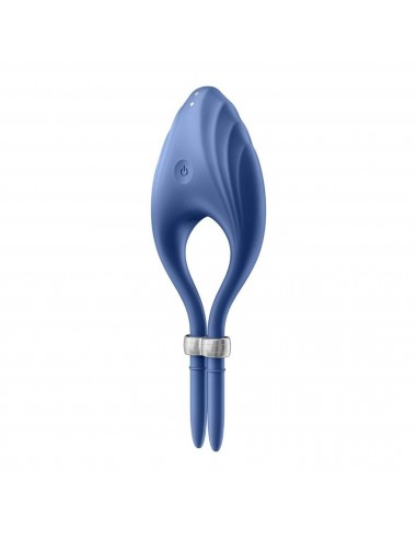 Wibrujący Pierścień Na Penisa Duelist Ring Vibrator (Blue) - Pierścienie erekcyjne wibrujące - 5