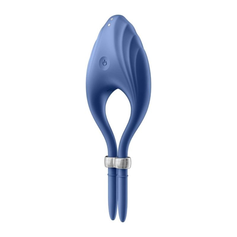 Wibrujący Pierścień Na Penisa Duelist Ring Vibrator (Blue) - 5