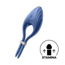 Wibrujący Pierścień Na Penisa Duelist Ring Vibrator (Blue) - 7