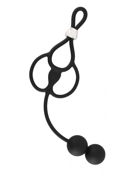 Pierścień na penisa Rebel Triple Ball/Cock Ring Wi - Pierścienie erekcyjne niewibrujące - 3