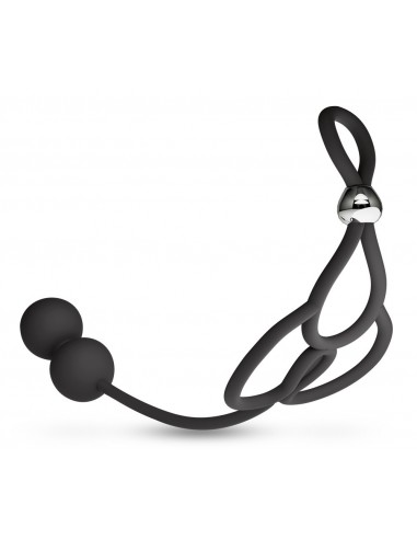 Pierścień na penisa Rebel Triple Ball/Cock Ring Wi - Pierścienie erekcyjne niewibrujące - 4