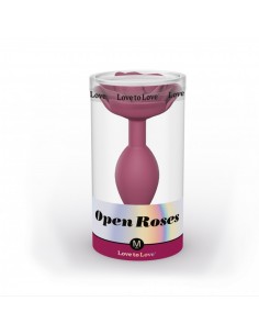 OPEN ROSES M SIZE - PLUM STAR - Korki analne silikonowe - 1