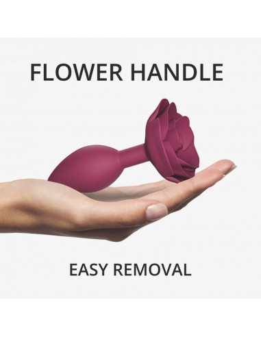 OPEN ROSES M SIZE - PLUM STAR - Korki analne silikonowe - 3