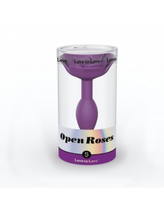 OPEN ROSES S SIZE - PURPLE RAIN - Korki analne silikonowe - 1