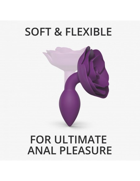 OPEN ROSES S SIZE - PURPLE RAIN - Korki analne silikonowe - 3