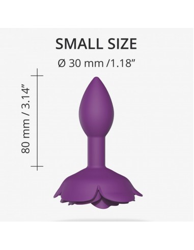 OPEN ROSES S SIZE - PURPLE RAIN - Korki analne silikonowe - 4