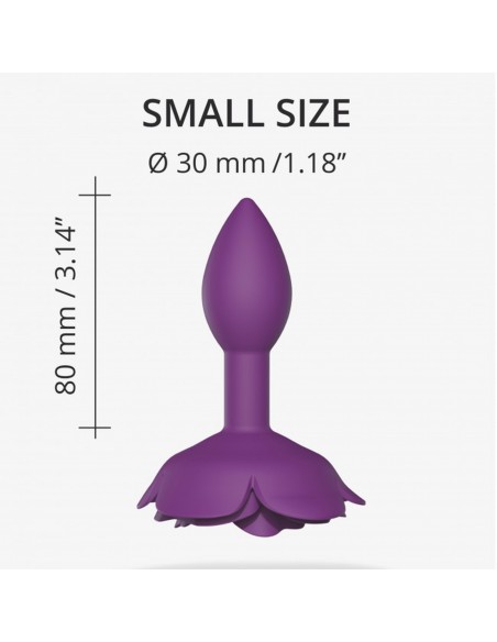 OPEN ROSES S SIZE - PURPLE RAIN - Korki analne silikonowe - 4