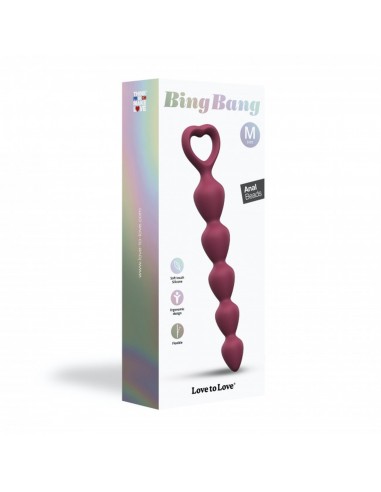 Bing Bang M - Plum Star - Kulki analne, koraliki analne - 5