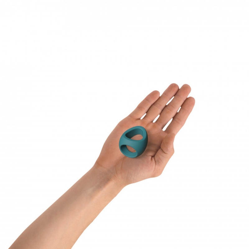 Pierścień erekcyjny Flux Ring Teal Me - podwójny, 100% płynny silikon, Ø2,5 cm i Ø3,0 cm - 3