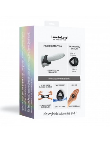 Pierścień na penisa Flux Ring - Black Onyx - Pierścienie erekcyjne niewibrujące - 8