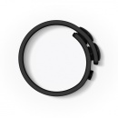 Pierścień erekcyjny Hero Ring Black Onyx - regulowany zacisk na guzik z silikonu medycznego, Ø 3-6 cm (taśma 20 × 4 cm) - 4