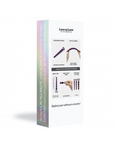 Bing Bang S - Purple Rain - Kulki analne, koraliki analne - 9