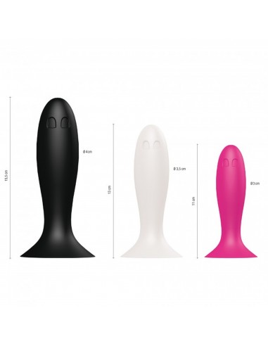 Godebuster L - Black Onyx - Kulki i korki analne wibrujące - 4