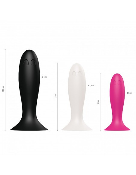 Godebuster L - Black Onyx - Kulki i korki analne wibrujące - 4