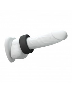 Pierścień na penisa Cool Ring - Black Onyx - Pierścienie erekcyjne niewibrujące - 1 2