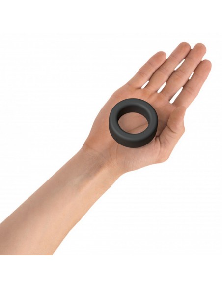 Pierścień na penisa Cool Ring - Black Onyx - Pierścienie erekcyjne niewibrujące - 4