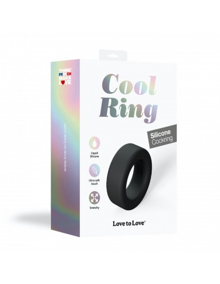 Pierścień na penisa Cool Ring - Black Onyx - Pierścienie erekcyjne niewibrujące - 5