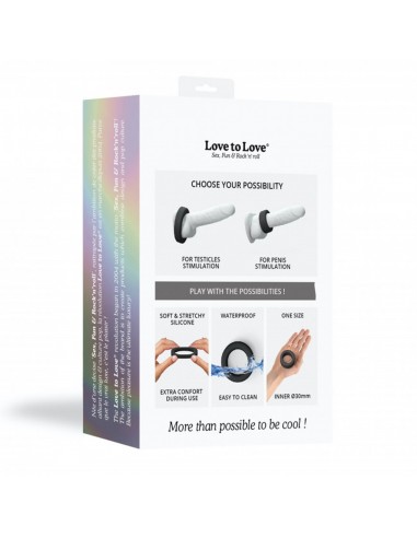 Pierścień na penisa Cool Ring - Black Onyx - Pierścienie erekcyjne niewibrujące - 6