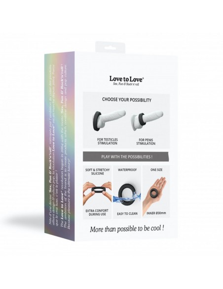 Pierścień na penisa Cool Ring - Black Onyx - Pierścienie erekcyjne niewibrujące - 6