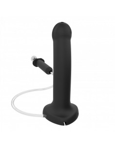 SQUIRTING CUM DILDO SEMI-REALISTE BLACK - L - WITH CREAMY - Dilda realistyczne - 1