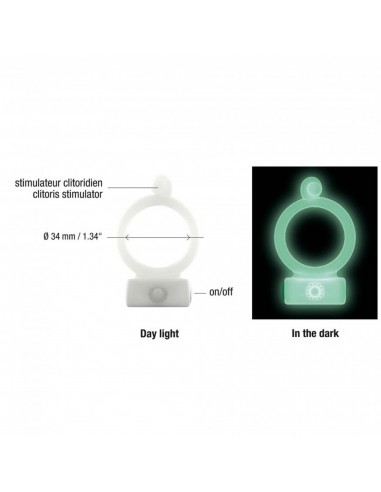 Lovering - Phosphorescent - Pierścienie erekcyjne wibrujące - 7