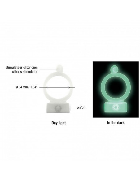 Lovering - Phosphorescent - Pierścienie erekcyjne wibrujące - 7