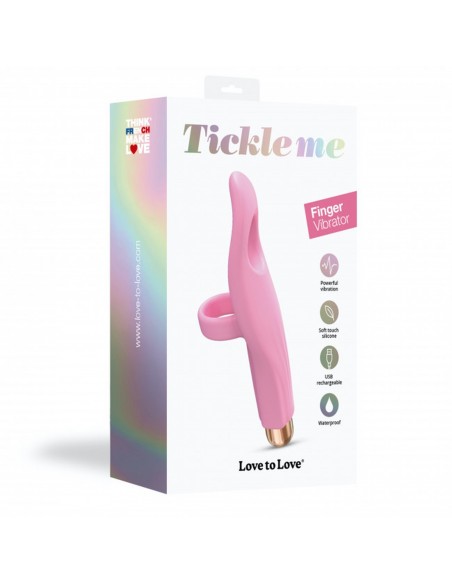 TICKLE ME - BABY PINK - Nakładki na palce - 7