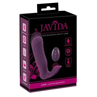 RC Shaking Panty Vibe – Stymulator do majtek z pilotem, wkładka 11,5 cm, długość całkowita 13,6 cm, silikon, 10 trybów - 1