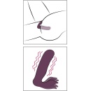 RC Shaking Panty Vibe – Stymulator do majtek z pilotem, wkładka 11,5 cm, długość całkowita 13,6 cm, silikon, 10 trybów - 2