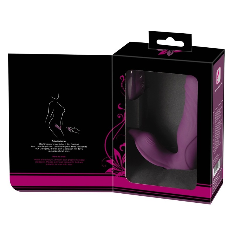 RC Shaking Panty Vibe – Stymulator do majtek z pilotem, wkładka 11,5 cm, długość całkowita 13,6 cm, silikon, 10 trybów - 4