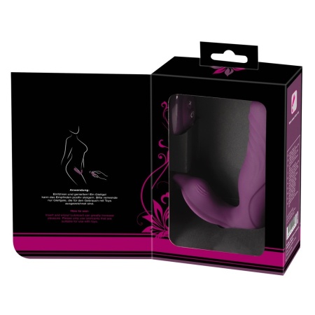 RC Shaking Panty Vibe – Stymulator do majtek z pilotem, wkładka 11,5 cm, długość całkowita 13,6 cm, silikon, 10 trybów - 4