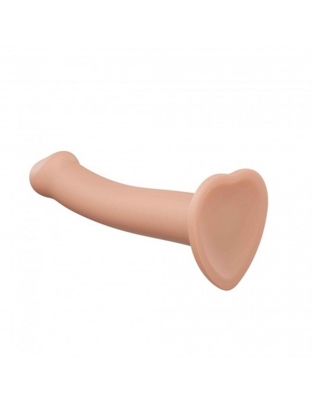 SEMI-REALISTIC DUAL DENSITY BENDABLE DILDO VANILLA - XL - Dilda silikonowe - 3