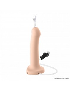 SQUIRTING CUM DILDO SEMI-REALISTE VANILLA - L - Dilda realistyczne - 1
