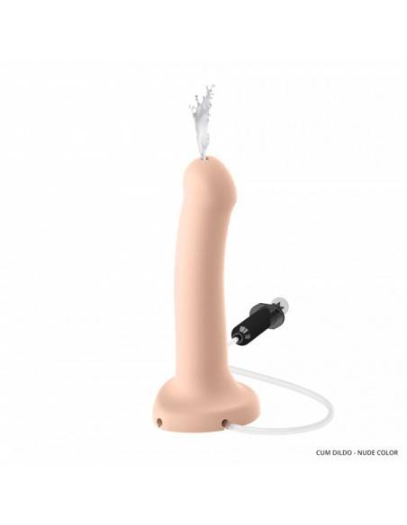 SQUIRTING CUM DILDO SEMI-REALISTE VANILLA - L - Dilda realistyczne - 1