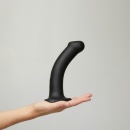 Dildo Silikonowe Realistic Dual Density Bendable Dildo Black - M - 5