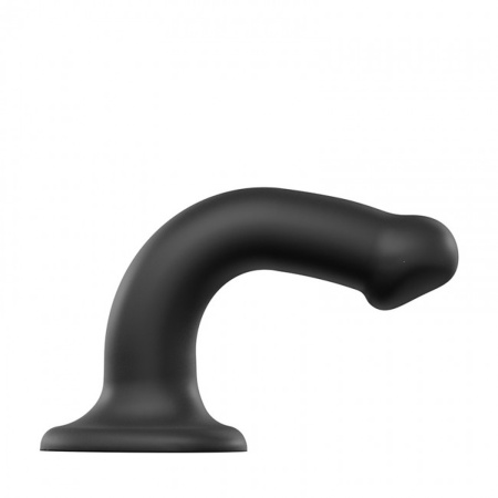 Dildo Silikonowe Realistic Dual Density Bendable Dildo Black - M - 6