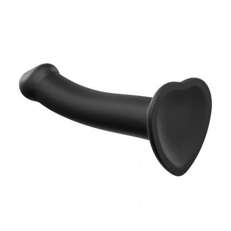 Dildo Silikonowe Realistic Dual Density Bendable Dildo Black - M - 7