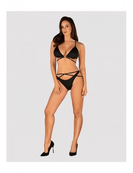 Cobra Nive komplet 2-częściowy czarny  S/M - Komplety bielizny erotycznej - 3